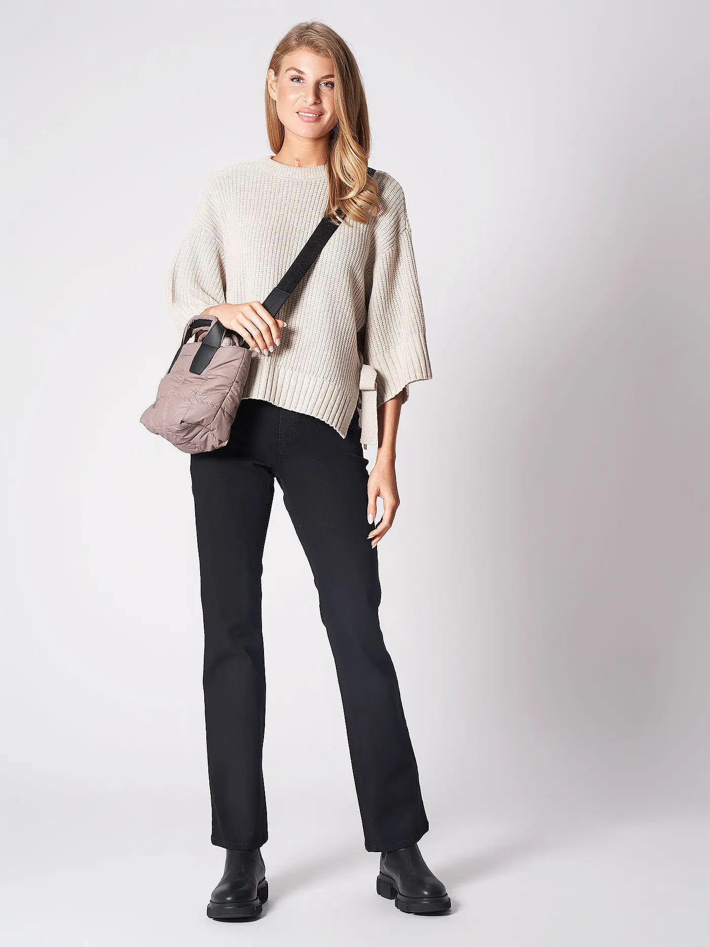 VEE COLLECTIVE | Tasche - Mini Bag PORTER TOTE Mini | hellgrau